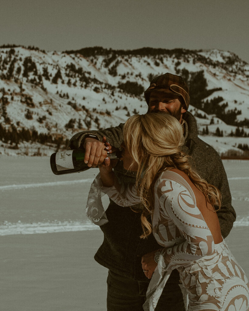 This Grand Teton Elopement with Romantic Sentimental Value was truly incredible