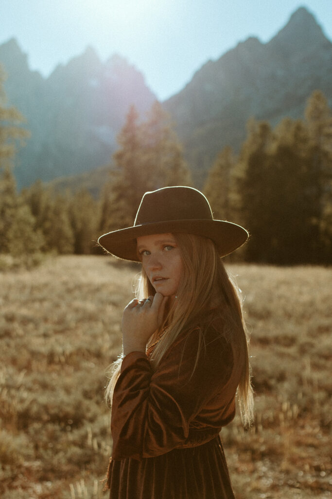 Creative Portrait Session In Grand Teton National Park done by Kinseylynn Photo Co