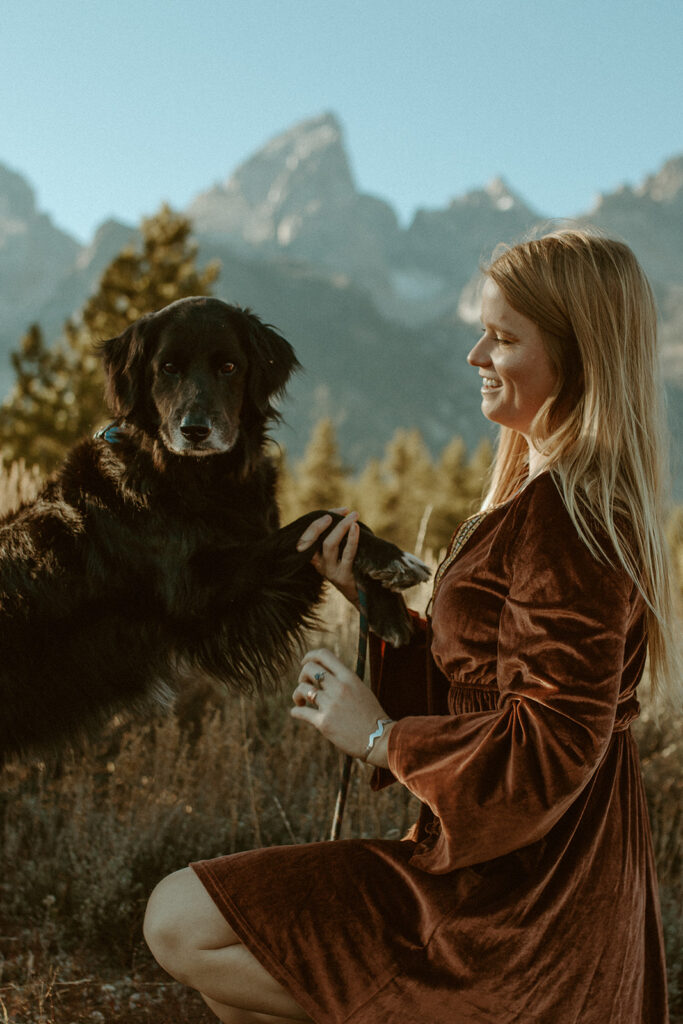 Grand Teton Fall Portraits for Hailey and Colby who just recently moved to Jackson Hole to spend the summers in Her Truck camper.