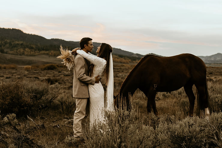 Wyoming Wedding Portraits