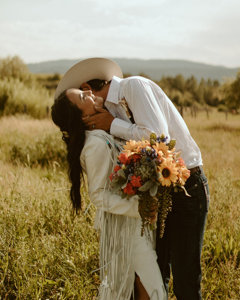 Lily + Taytins Western Wyoming Wedding. Wyoming Photographers