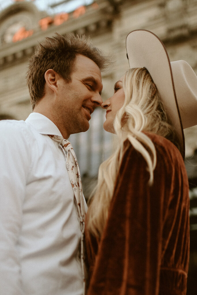 Jackson Hole Photographers. Couples sessions and portraits. Wedding videographers in Jackson Hole. Union Station Couples Session