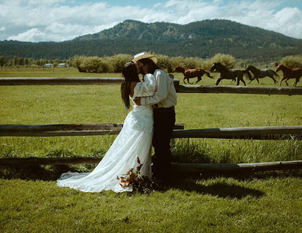 Diamond Cross Ranch Native Beauty Wedding. Jackson Hole Weddings and Elopements Kinseylynn Photo Co. Jackson Hole Wedding and elopement photography and cinema.