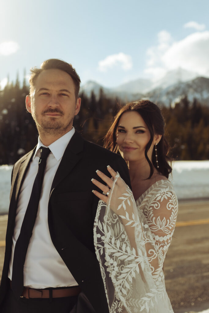 Hayley and Alex Jackson Hole Elopement. We had such a beautiful time together at windy point and then downtown Jackson Hole Wyoming capturing moments to preserve the memories of their elopement. 