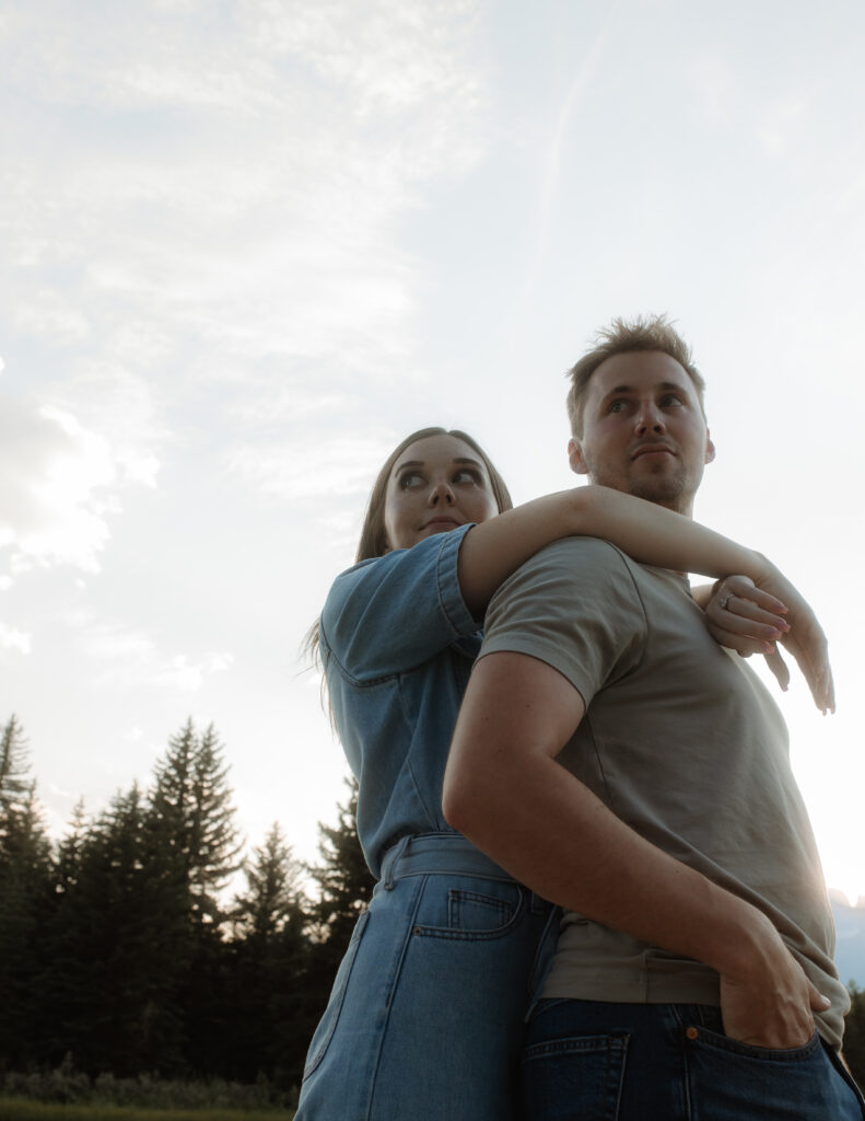 Colton + Hayley A Grand Teton Engagement session at Schwabachers landing